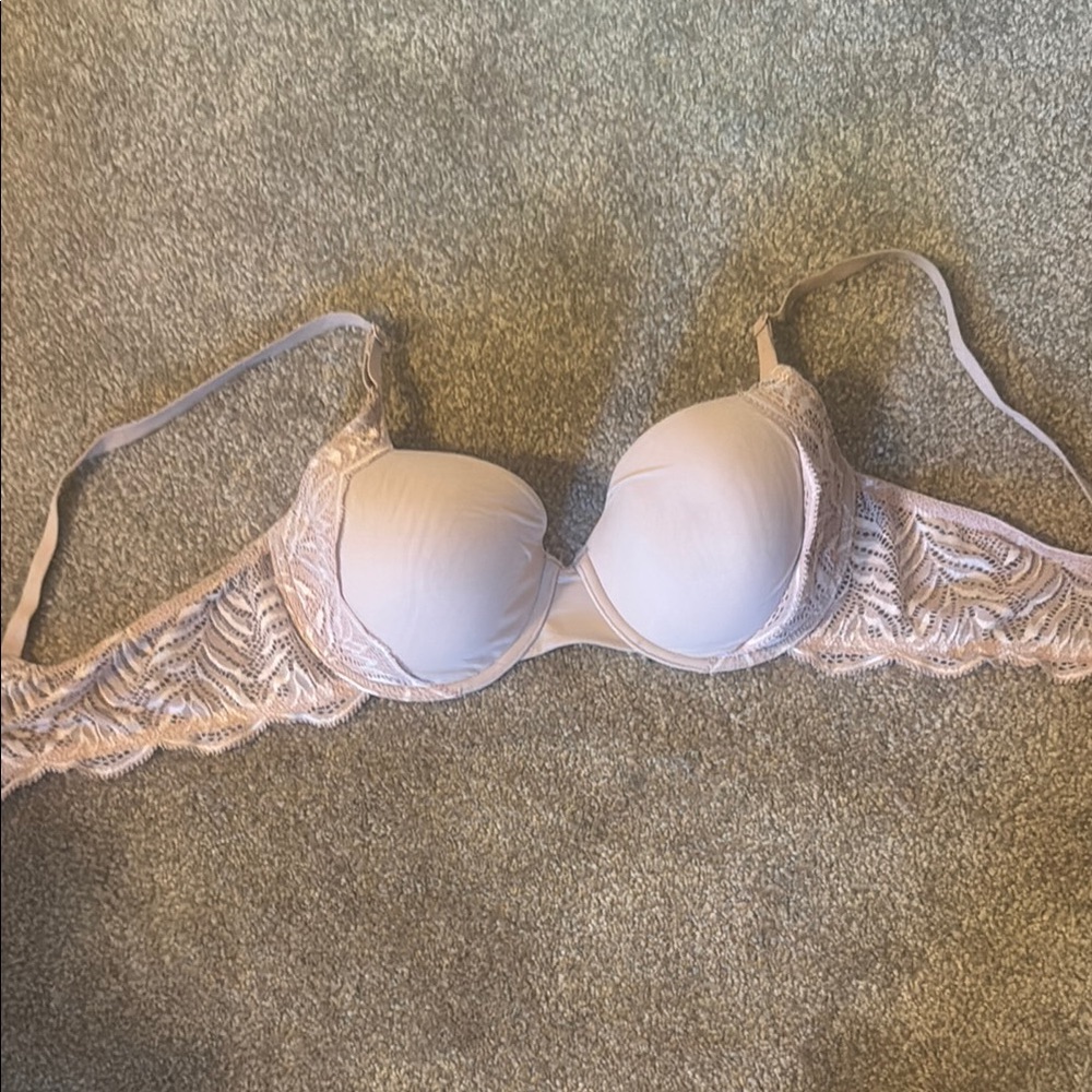 Light Pink Lace Underwire T-Shirt Bra - Women Intimates